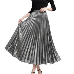 Metallic Full Skirt The Savonna